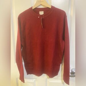 Dark red Merino Wool Sweater